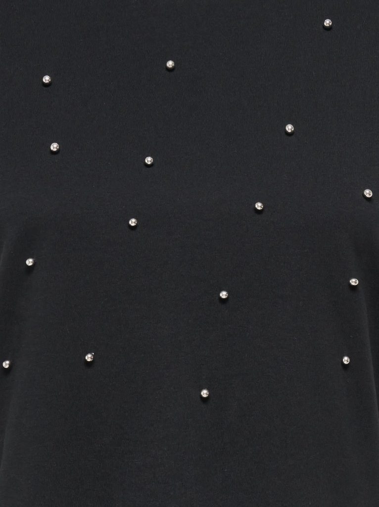 JDYHESTER LIFE SS STUD TOP JRS BLACK STUDS
