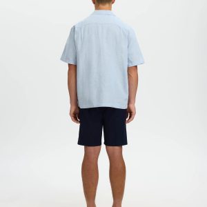 SLMRLXCLAY LINENBLEND SS SHIRT DUSTY MIXED – Image 2