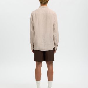 SLMREGCLAUS KYLIAN LINEN LS SHIRT PURE CASHMERE – Image 2