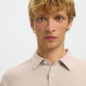 SLMREGCLAUS KYLIAN LINEN LS SHIRT PURE CASHMERE – Image 6