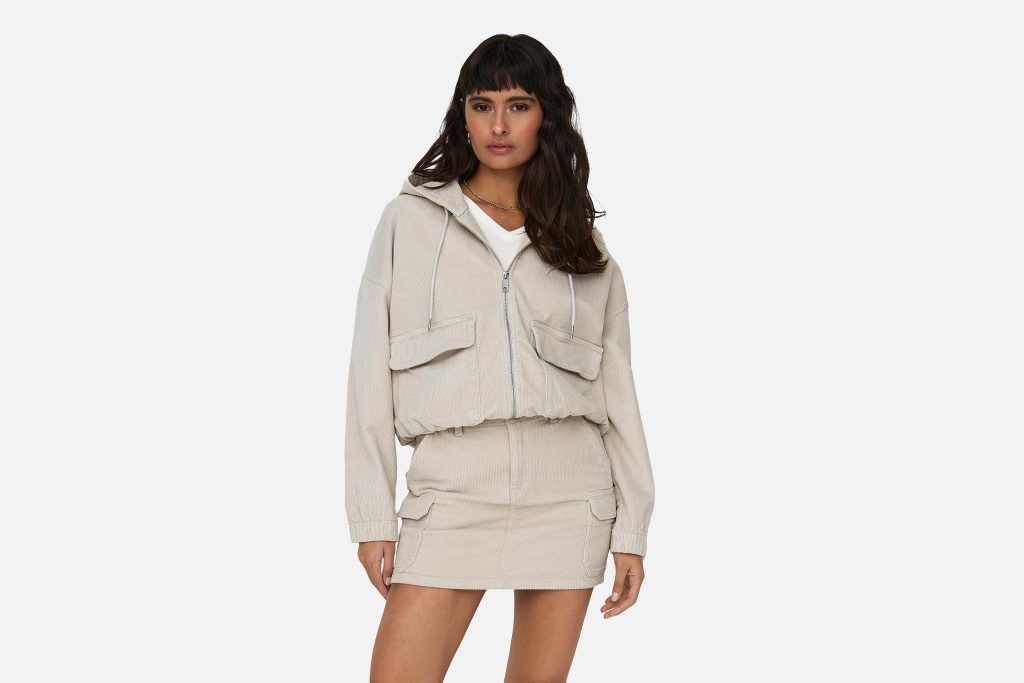 KENZIE CORD JACKET PUMICE STONE