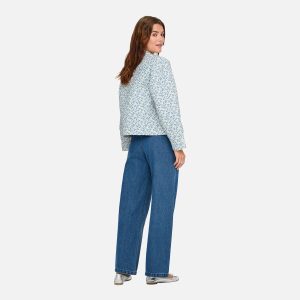 ONLHALLIE QUILTED JACKET OTW NOOS CLOUD BLUE DITSY – Image 2
