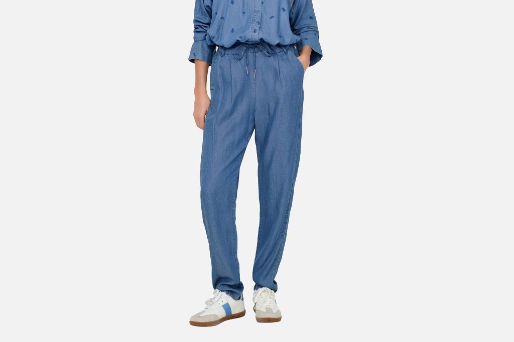 ONLPOPTRASH CHARIS LIFE PANT MEDIUM BLUE DENIM L32