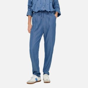 ONLPOPTRASH CHARIS LIFE PANT MEDIUM BLUE DENIM L32 - Image 3