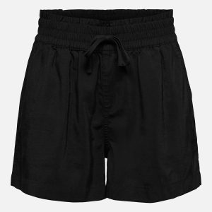 ONLARIS LIFE PULL UP SHORTS WVN BLACK - Image 1