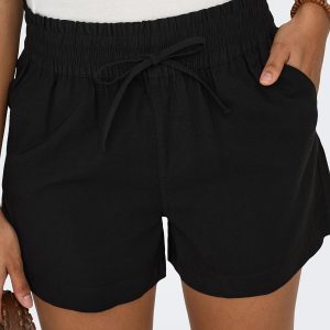 ONLARIS LIFE PULL UP SHORTS WVN BLACK - Image 6
