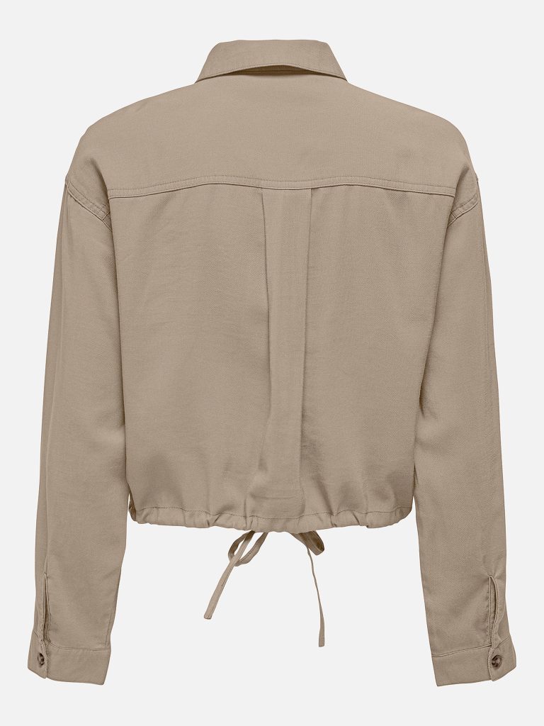 ONLARIS LIFE LS JACKET WVN TAUPE GREY