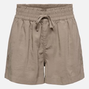 ONLARIS LIFE PULL UP SHORTS TAUPE – Image 1