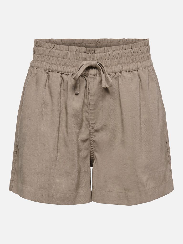ONLARIS LIFE PULL UP SHORTS TAUPE