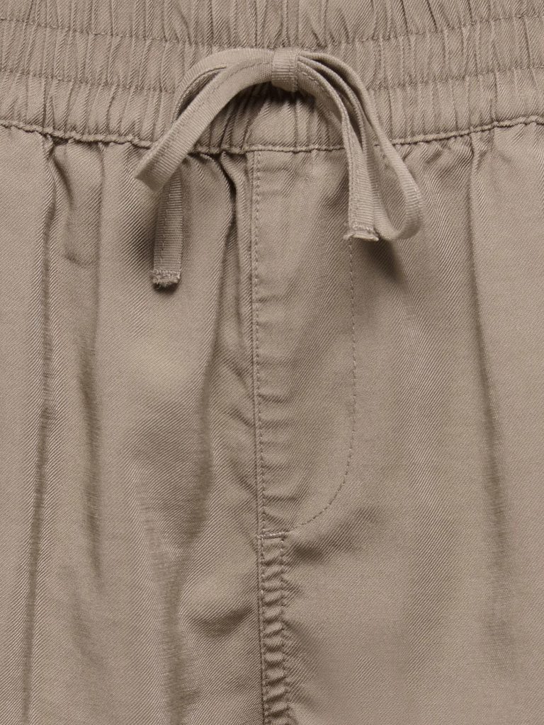 ONLARIS LIFE PULL UP SHORTS TAUPE