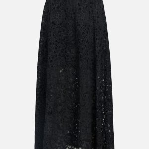 OBJBIANCA MW LO LONG SKIRT BLACK - Image 1
