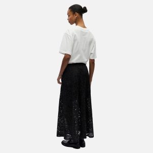 OBJBIANCA MW LO LONG SKIRT BLACK - Image 3