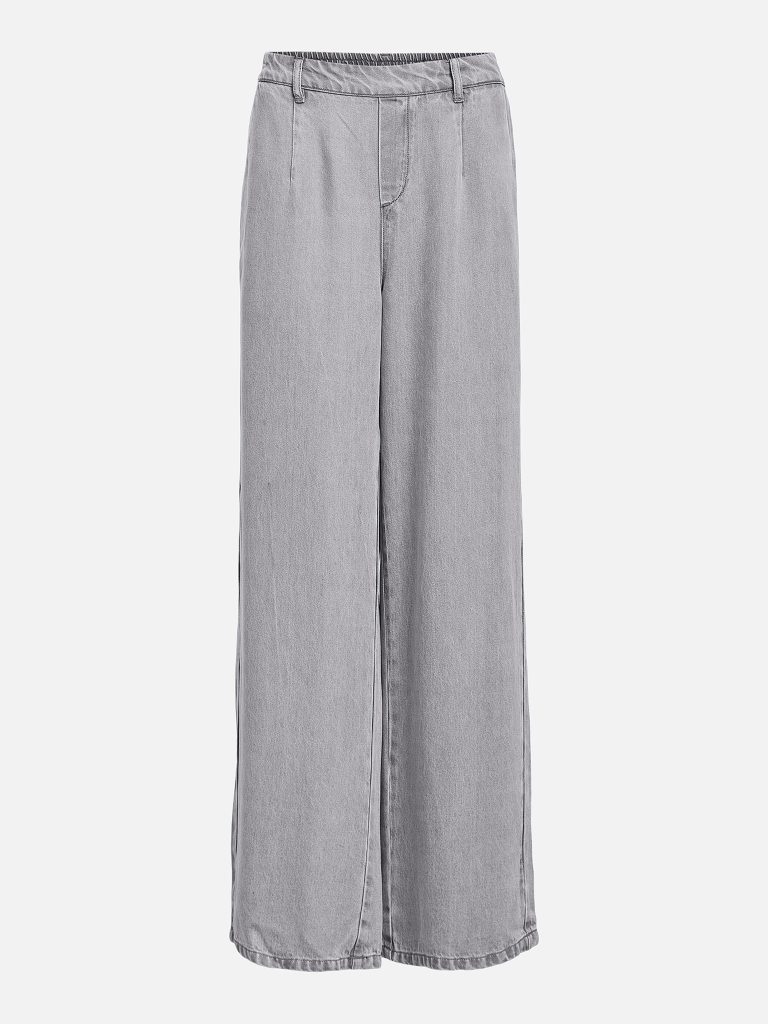OBJFRAME LISA WIDE MW PANT NOOS LIGHT GREY