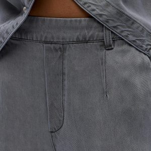 OBJFRAME LISA WIDE MW PANT NOOS LIGHT GREY – Image 7