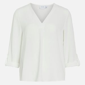 JOSA VNECK TOP SNOW WHITE - Image 1