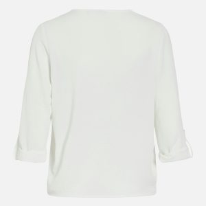 JOSA VNECK TOP SNOW WHITE - Image 2