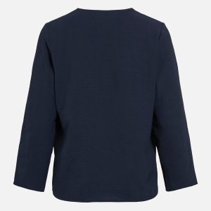 JOSA VNECK TOP NAVY BLAZER – Image 2