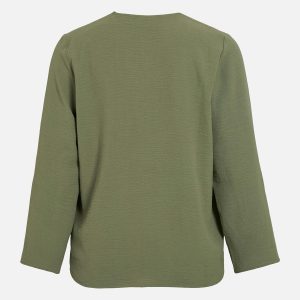JOSA VNECK TOP OLIVINE - Image 2