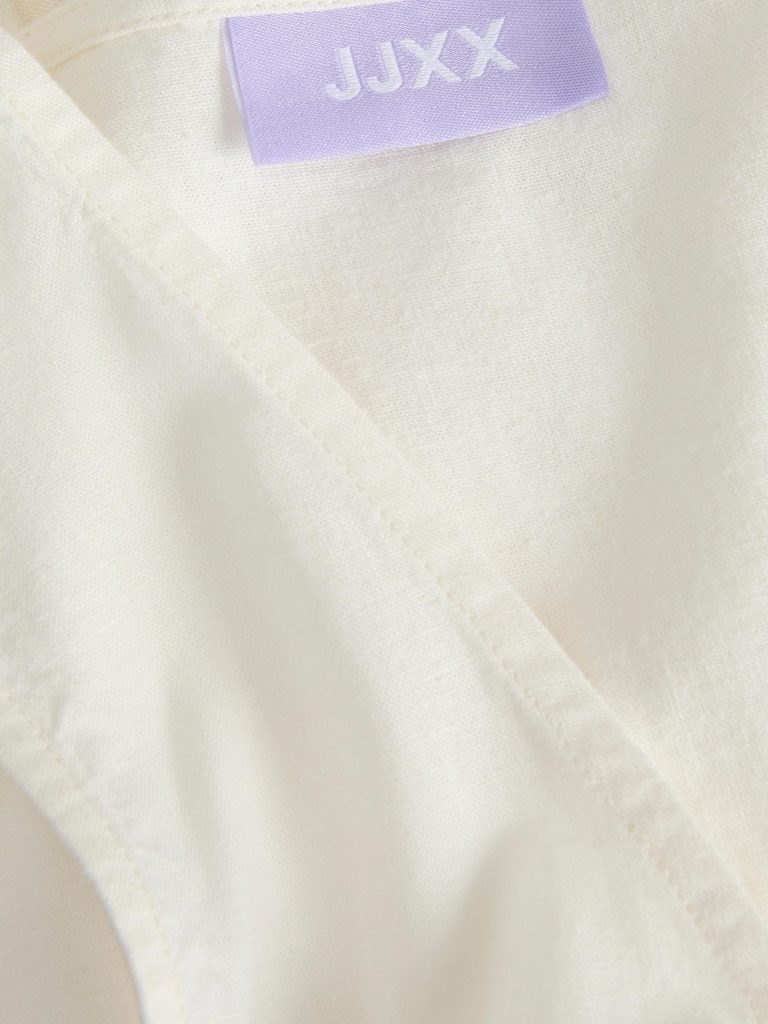 JXALMIRA LINEN BLEND TIE TOP BLANC DE BLANC