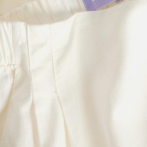 JXALMIRA LINEN BLEND HW PANT BLANC DE BLANC – Image 7