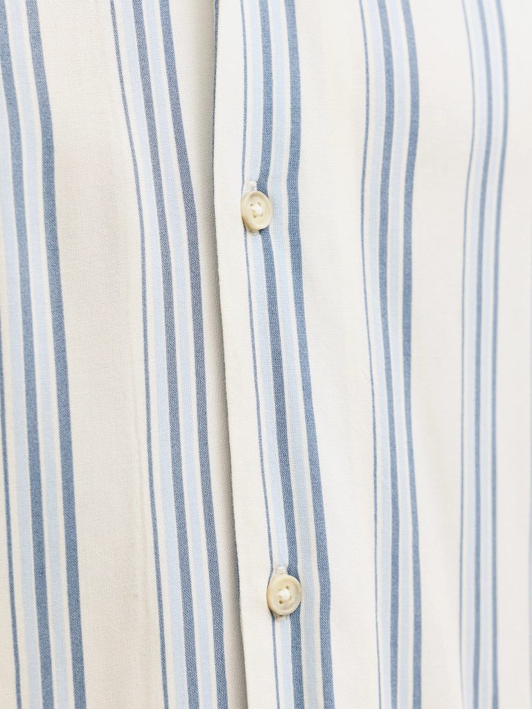 JJEJEFF RESORT STRIPE SHIRT CELESTIAL BLUE