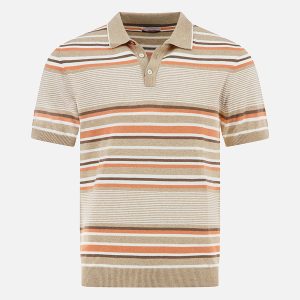 POLO KNITTED STRIPES SAND - Image 1