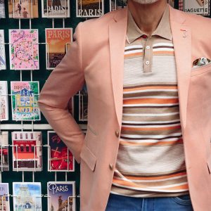 POLO KNITTED STRIPES SAND - Image 5