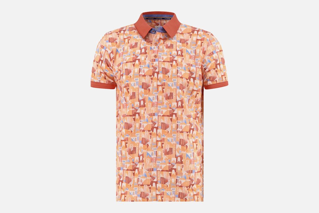 POLO ABSTRACT CITY PEACH