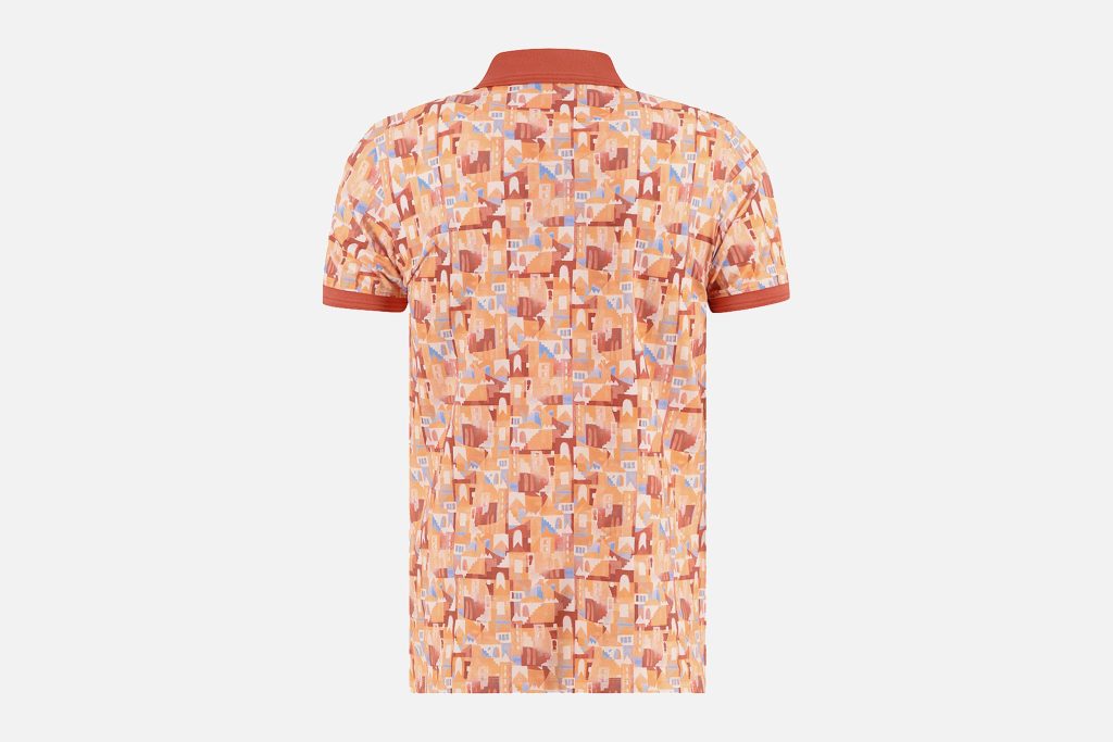 POLO ABSTRACT CITY PEACH