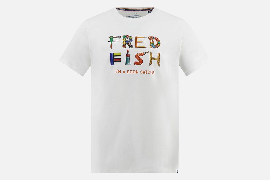 TSHIRT FRED FISH OFF WHITE
