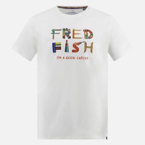 TSHIRT FRED FISH OFF WHITE - Image 1