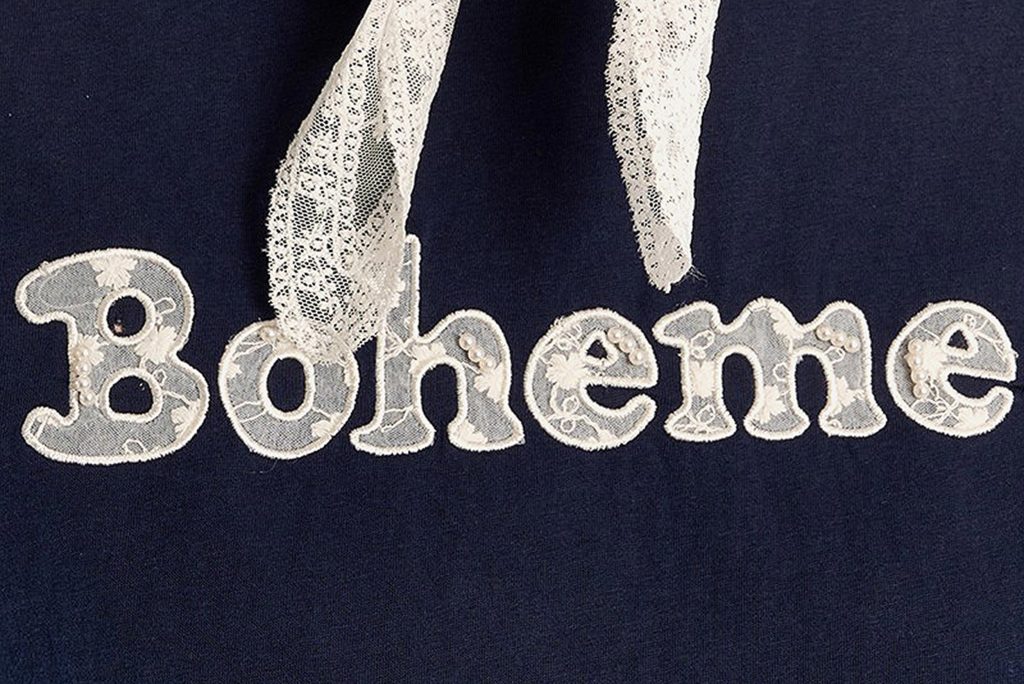 TSHIRT BOHEME NAVY BLUE