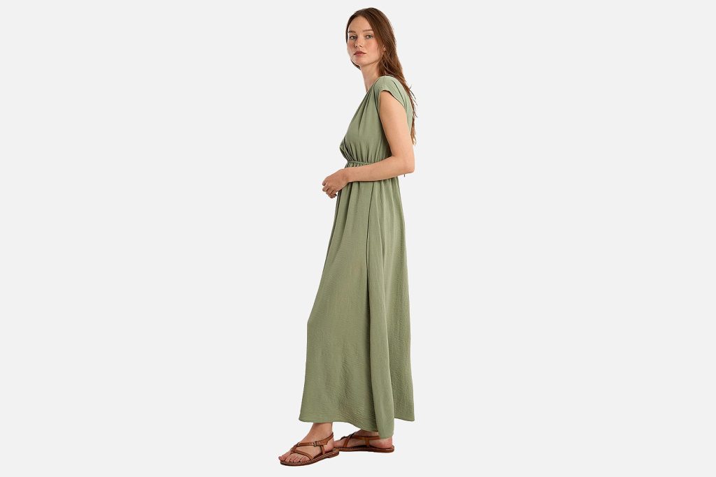 ROBE LONGUE MOLLY SAGE GREEN