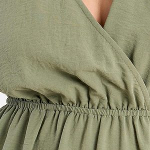ROBE LONGUE MOLLY SAGE GREEN - Image 4