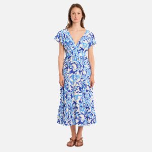 ROBE MOLLY BLUE PRINT - Image 1