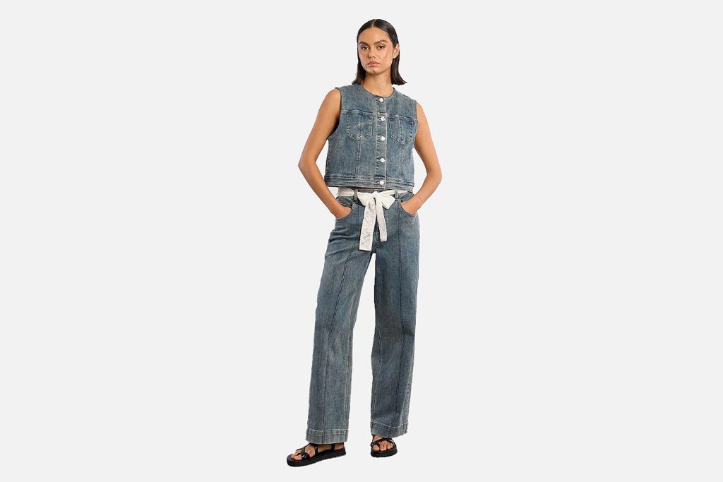 VESTON LILI DENIM BLUE