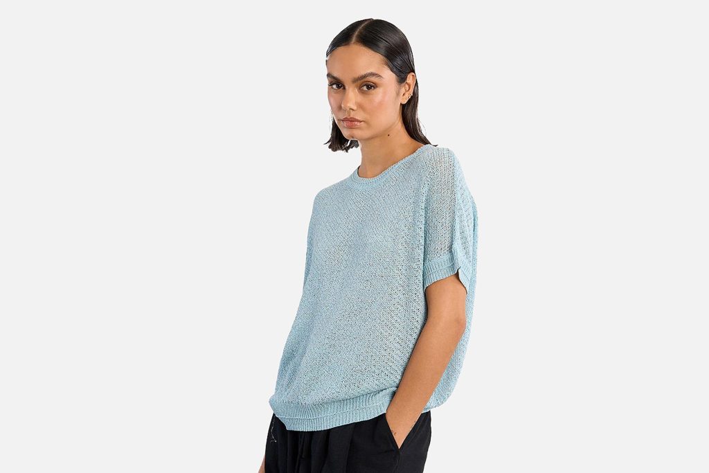 PULL LILI MAILLES LIGHT BLUE