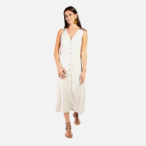 ROBE NADEGE IVOIRE – Image 1