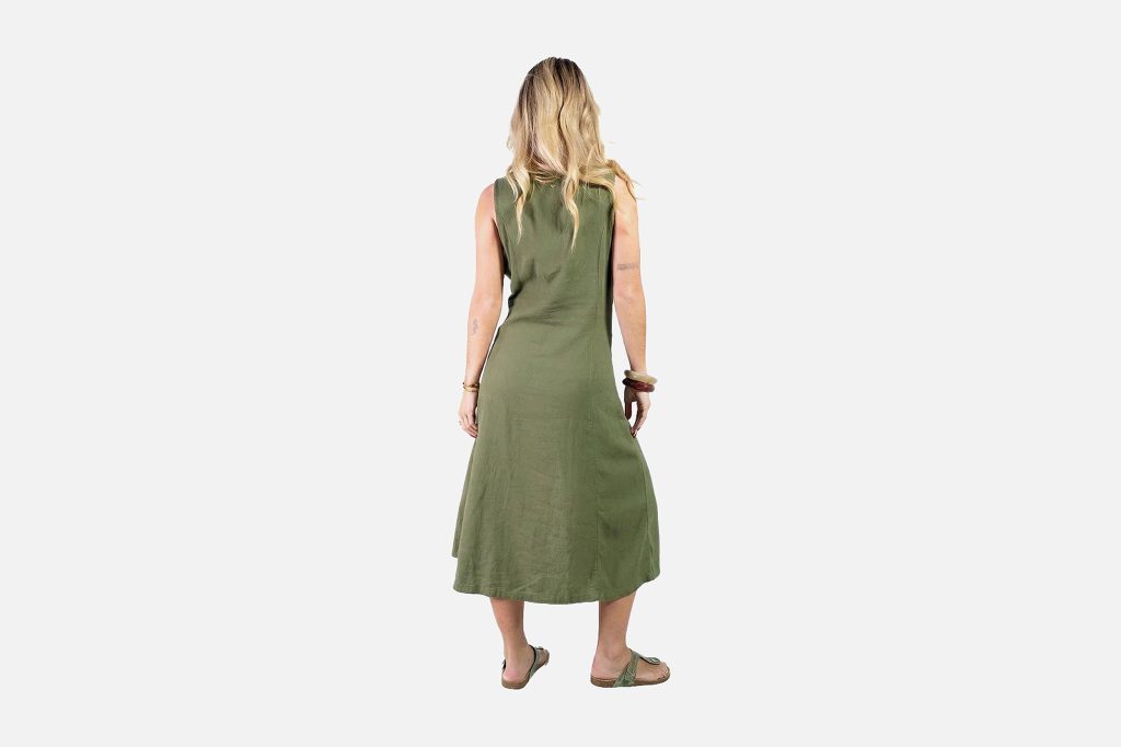 ROBE NADEGE KAKI