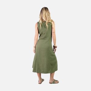 ROBE NADEGE KAKI – Image 3