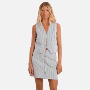 VESTON MOLLY RAYURES BLEUES – Image 1