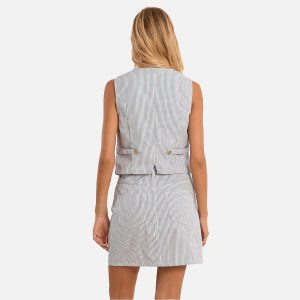 VESTON MOLLY RAYURES BLEUES – Image 2