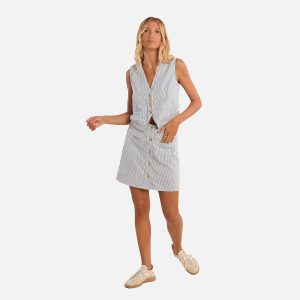 VESTON MOLLY RAYURES BLEUES – Image 3
