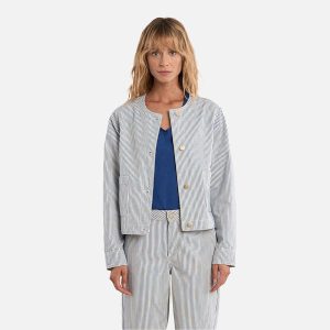 VESTE MOLLY RAYURES BLEUES - Image 1