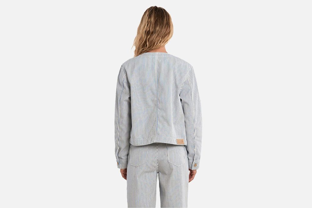 VESTE MOLLY RAYURES BLEUES