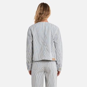 VESTE MOLLY RAYURES BLEUES - Image 2