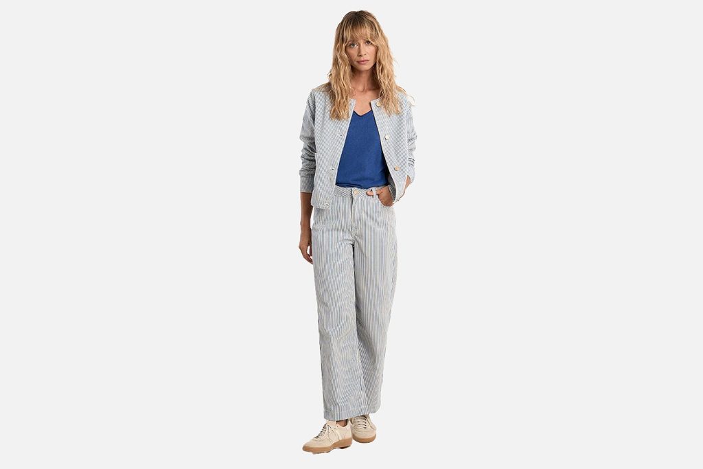 VESTE MOLLY RAYURES BLEUES