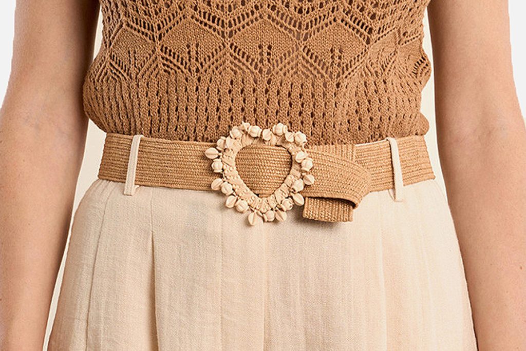CEINTURE RAPHIA BOUCLE MOLLY