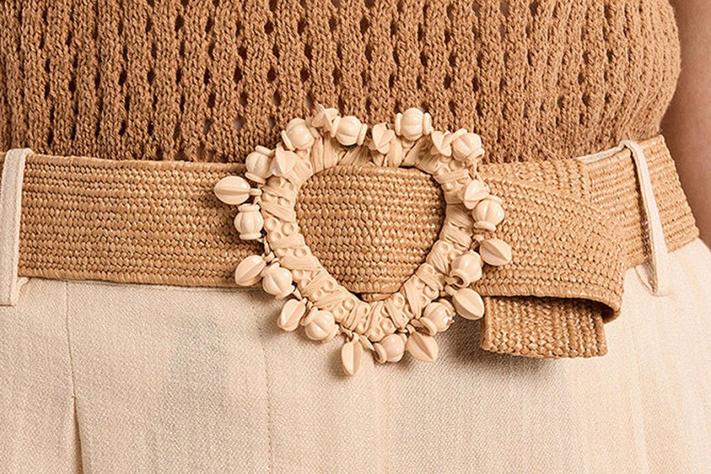 CEINTURE RAPHIA BOUCLE MOLLY