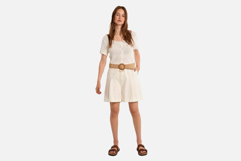 CEINTURE RAPHIA MOLLY BOUCLE COQUILLAGE